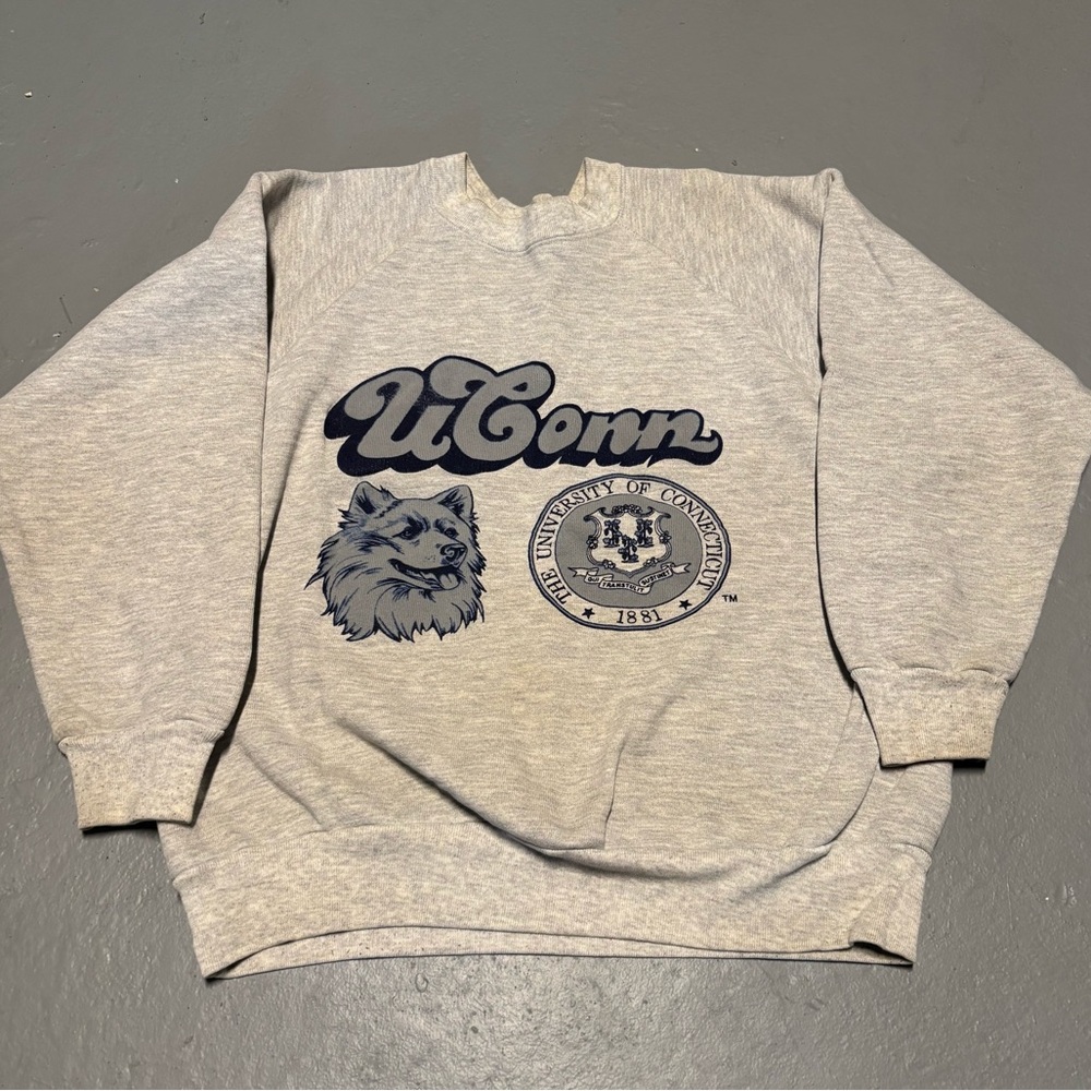 Vintage 90s uconn crewneck size large